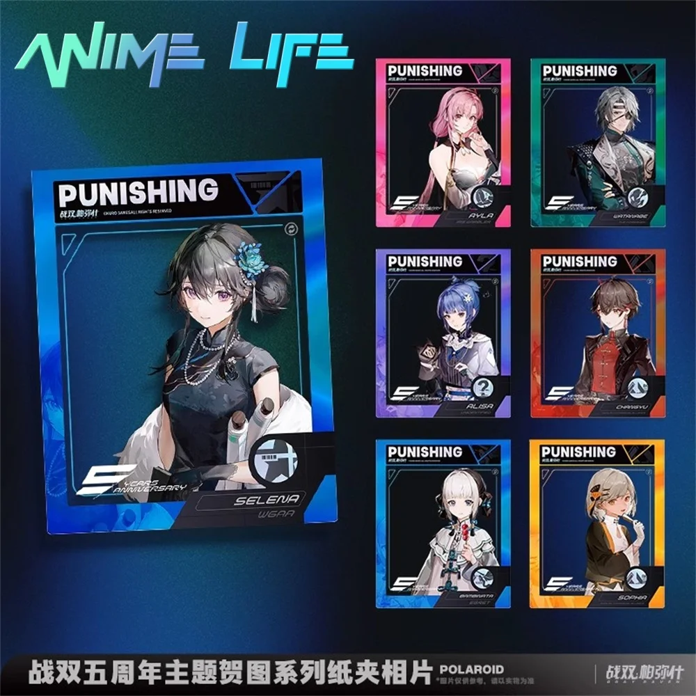 Game PUNISHING: GRAY RAVEN Wan Shi Camu Kaumi Kulom Liv Lucia Noan NO.21 Paper Clip Card Cosplay Official Original Pre-order