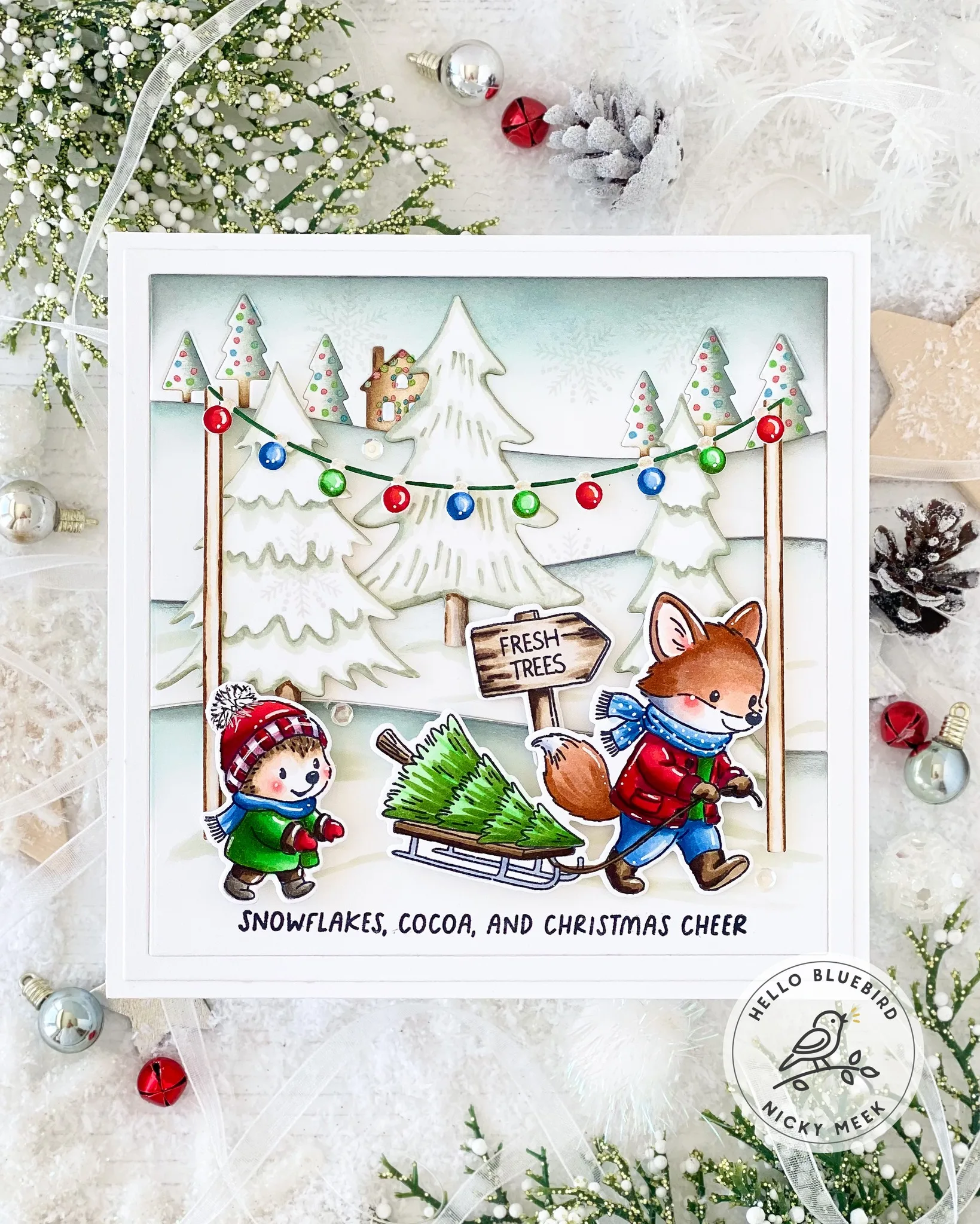 Winter 2025 Release Mail Sledding Party Gift Tags Mailbox Bake Off Metal Cutting Dies Clear Stamps For DIY Decorating Scrapbook