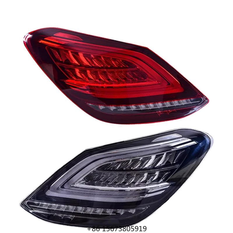 

for C-Class W205 Tail Light 2015-2021 C180 C200 C260 Taillight Upgrade LED Auto Taillamp Car Accessories