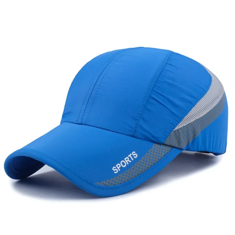 Men Women Outdoor Sport Baseball Mesh Hat Running Visor Quick-drying Cap Sun Protection Scrub Cap Hats For Women Sport Tools