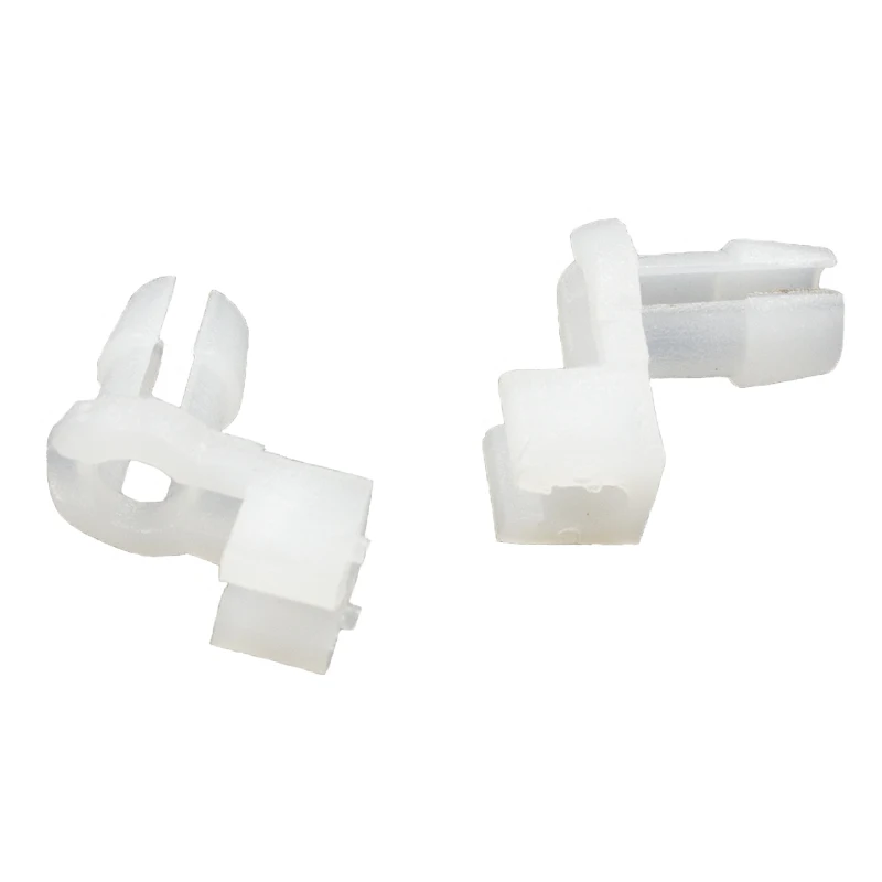 30 PCS Auto Plastic Door Lock Rod Clip Fixeding Side Fastener Clips White Car Fitting