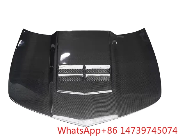 Carbon Fiber Engine Hood 2010-2015 Universal Front Bonnet Car Exterior Body Replacement PartsCar Parts And Car Kits