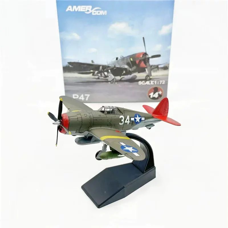

Diecast 1:72 Scale P-47 Fighter Alloy Model Aircraft Model For Display Collections Festival Gifts