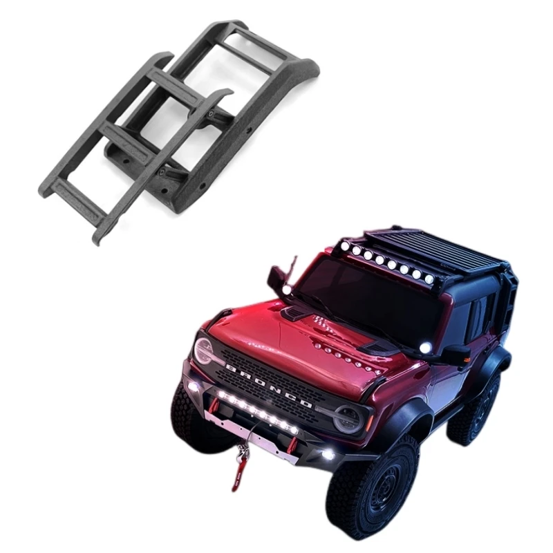 

1/10 Rc Rock Crawler Offroad Truck TRX4 Lima 2021 Ford Bronco Upgrades Left Ladder Decorative Diy Rc Accessories