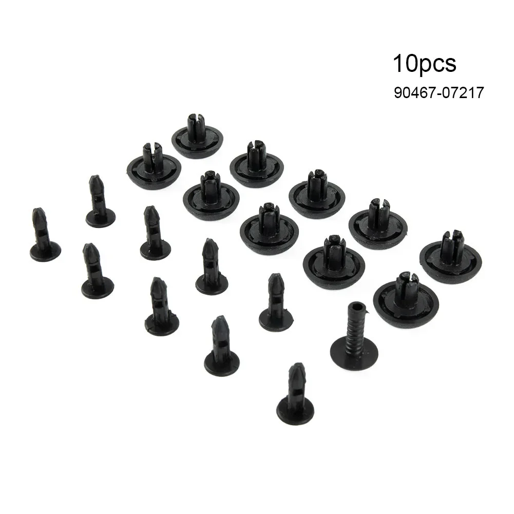 

Pack Of 10 Black Engine Cover Clip Radiator Support Clip For LEXUS LS460 LS460L RX350 RX450H Robust And Sturdy