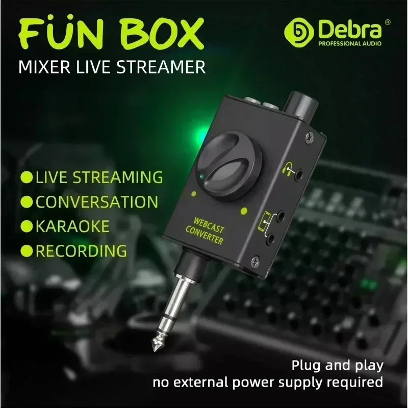 

Converter MatchBox Live Match box Sound Card Audio Converter For Stage performance Live Broadcast/Studio Recording/PK/Karaoke