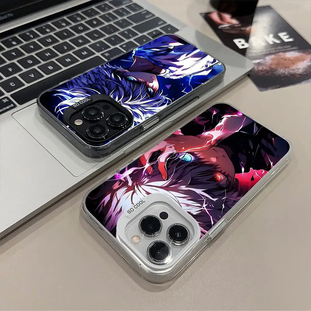 

Чехол для мобильного телефона Hunter Killua для iPhone 17, 16, 15, 14, 13, 12, 11 X XR XS 8 7 Air Pro Max Plus, полупрозрачный цветной чехол