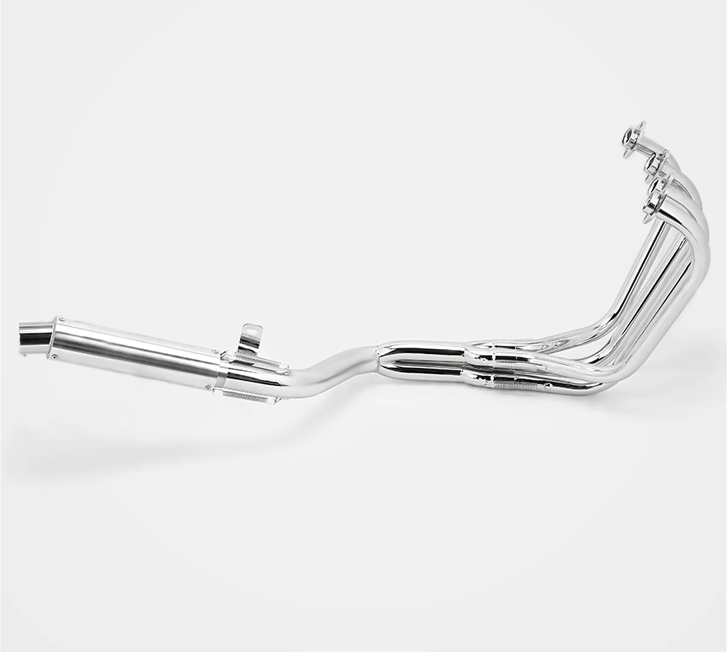 أنبوب عادم رائع ومقاوم للحرارة مطلي بالكهرباء للدراجات النارية بنظام كامل لـ CBX400F CB400F 1981-1984 طراز عتيق #2