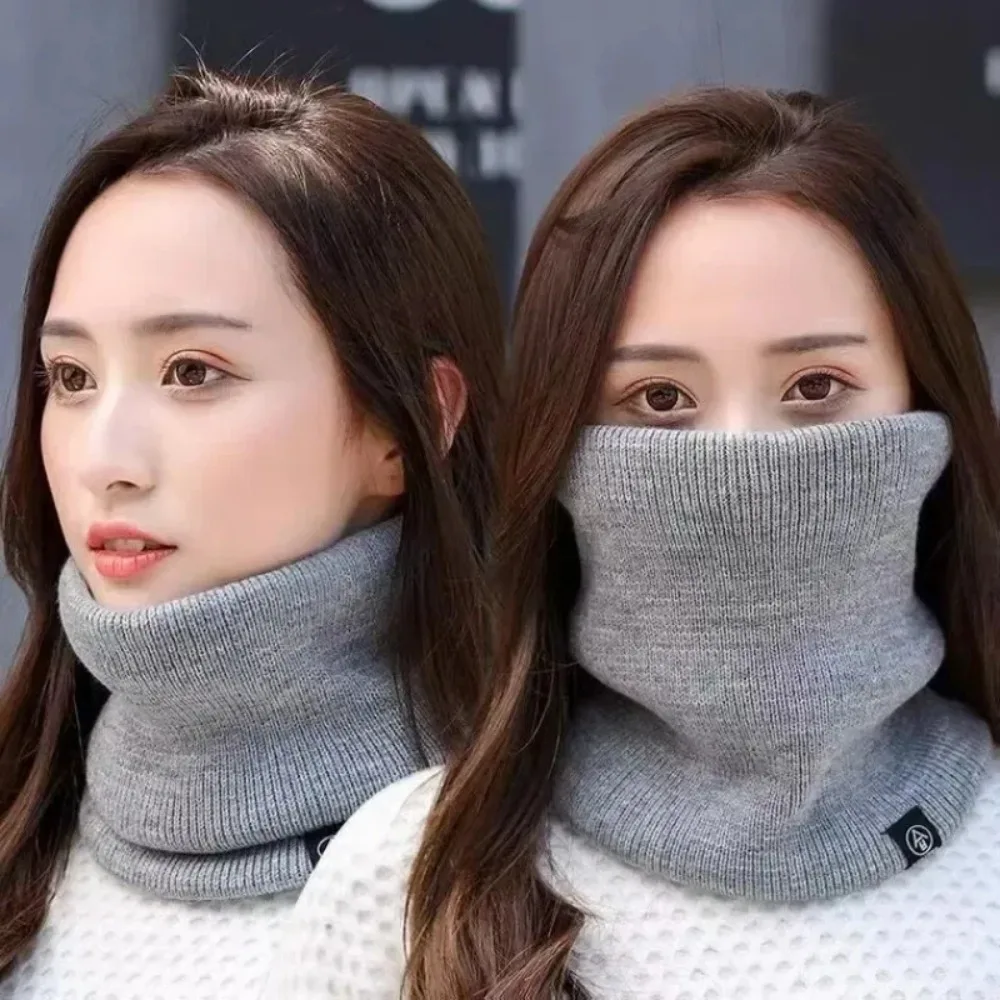 

Soft Neck Warmer Winter Windproof Scarf Windproof Cold-proof Cashmere Winter Ring Scarf Thick Warm Plush Warm Winter Ring Scarf