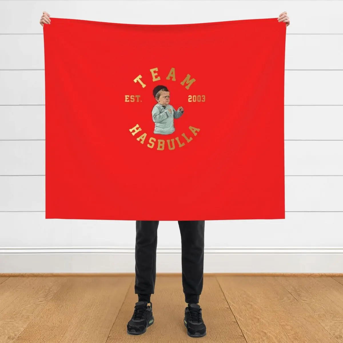 

Copy of Hasbulla - Team MMA Hasbulla Fight Meme - Hasbulla Hasbullah Classic T-Shirt Throw Blanket Flannel Kid'S Blankets