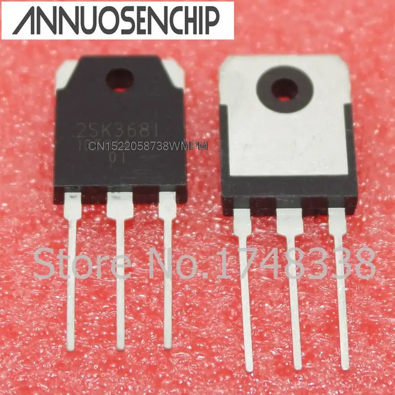 10PCS N-CHANNEL SILICON POWER MOSFET K3681 TO-3P 2SK3681