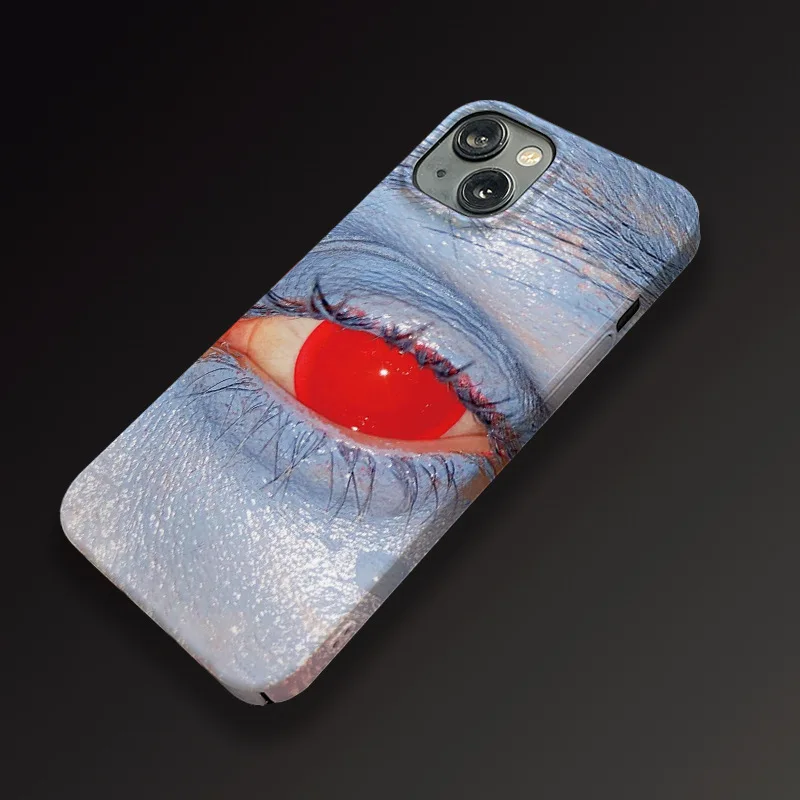 New Niche Blood Eye Phone Case for iPhone 16 15 14 13 12 11 Pro Max XS XR XSMax 6 7 8 Plus Glossy HD Hard PC Cover