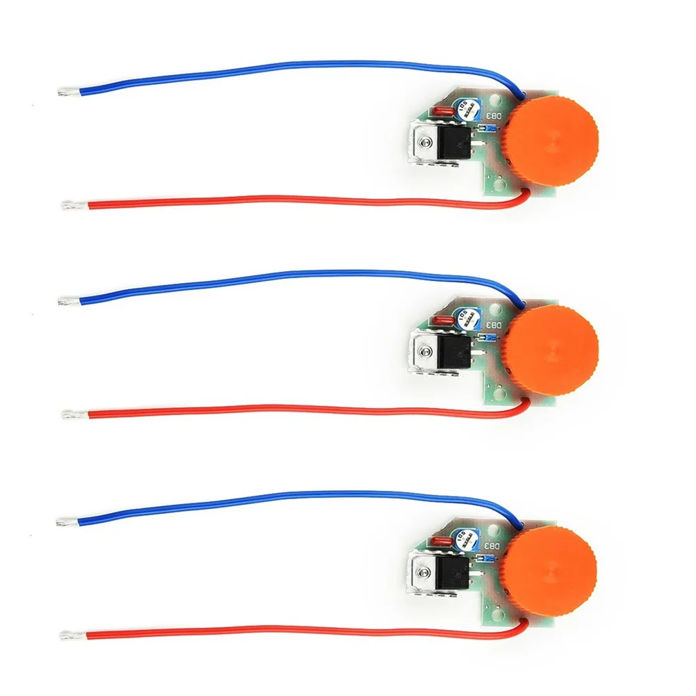 

Efficient Angle Grinder Speed Control Switch Set of Three Controllers with a Rating of 250V and Current Capacity of 12A