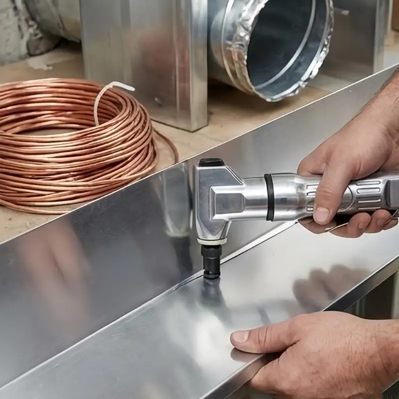 L43A 2800rpm Air Nibbler Cutter for Sheet Trimming, Repair Work, and Workshop Use