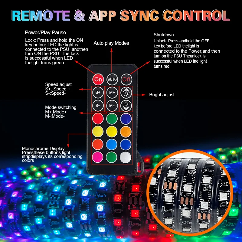 2 uds 2 pies luces LED de látigo en espiral de colores gordos látigos de antena de asta de bandera de Control remoto Bluetooth, para UTV, ATV, todoterreno, camión, RZR