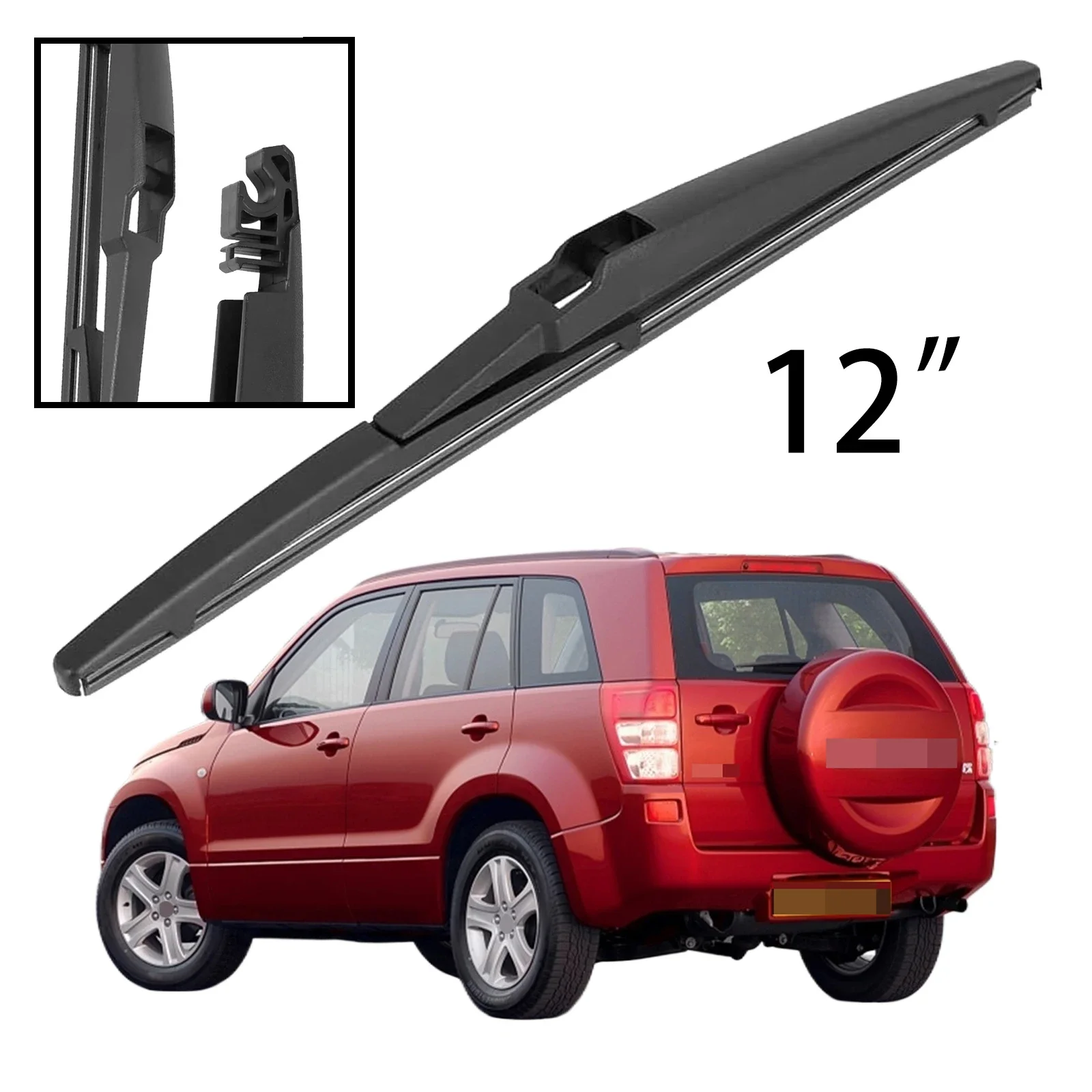 

12" Rear Windshield Windscreen Washer Wiper Blade For Suzuki Grand Vitara MK3 2006-2015 Car Accessories Accsesories