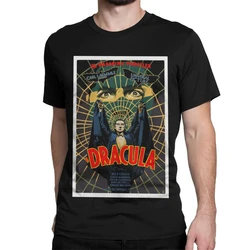 Men Women's T-Shirt Dracula Vintage Cotton Tee Shirt Short Sleeve Horror of Dracula T Shirts Crewneck Tops Graphic T Shirt