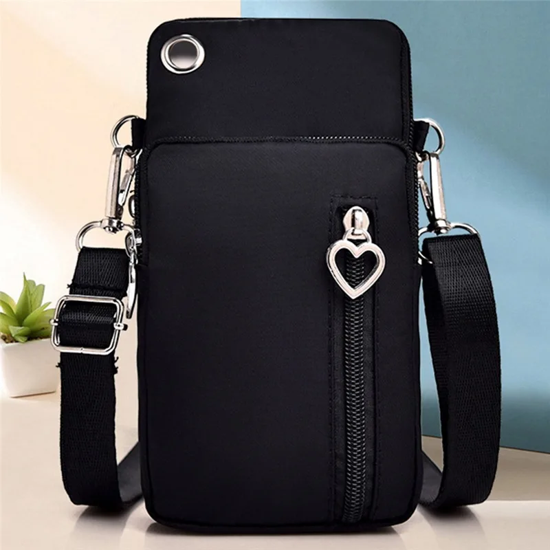 Universal Mobile Phone Bag Case Wallet Outdoor Sport Arm Purse Shoulder Bag Women Phone Pouch