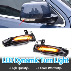 2pcs Dynamic Turn Signal LED Light Side Mirror Indicator For Jeep Grand Cherokee Dodge Durango 2011-2022