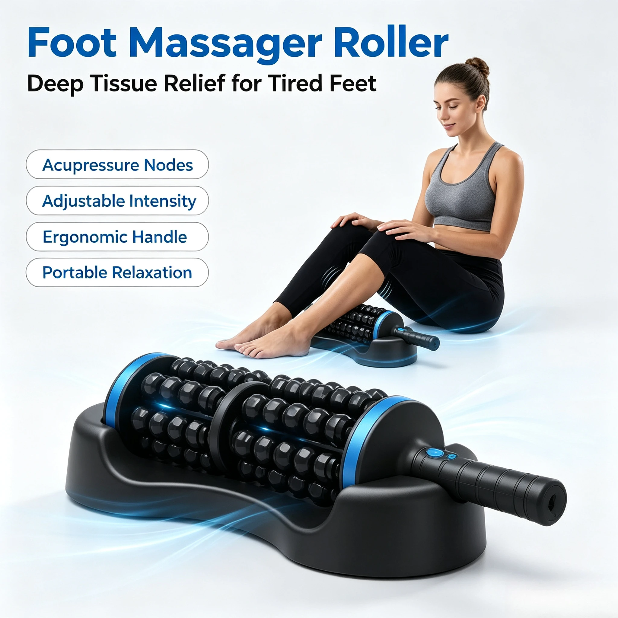 Portable Handheld Muscle Relax Massager Household Massage Equipment For Daily Body Soreness Relief