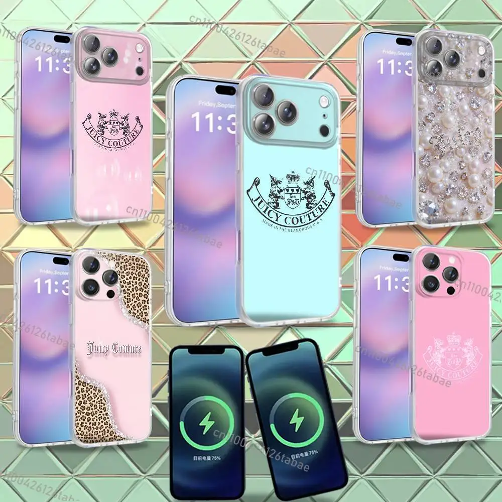 

Fashion Phone Case For iPhone 16,14,11,17,13,15,12,Air,Plus,Pro,J-Juicy C-Couture Max,E,Mini Frosted for Magnetic Wireless TPU