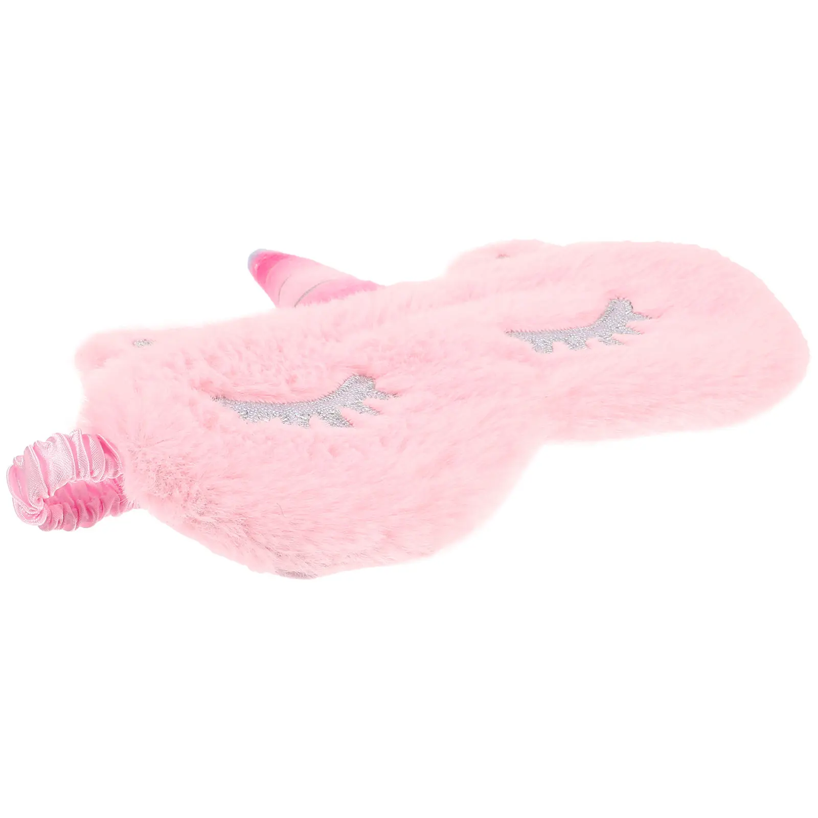 Unicorn Night Blindfold Pink Comfortable Sleep Mask for Rest Travel Work Naps Eye Movement Friendly Elastic Strap All Head Sizes