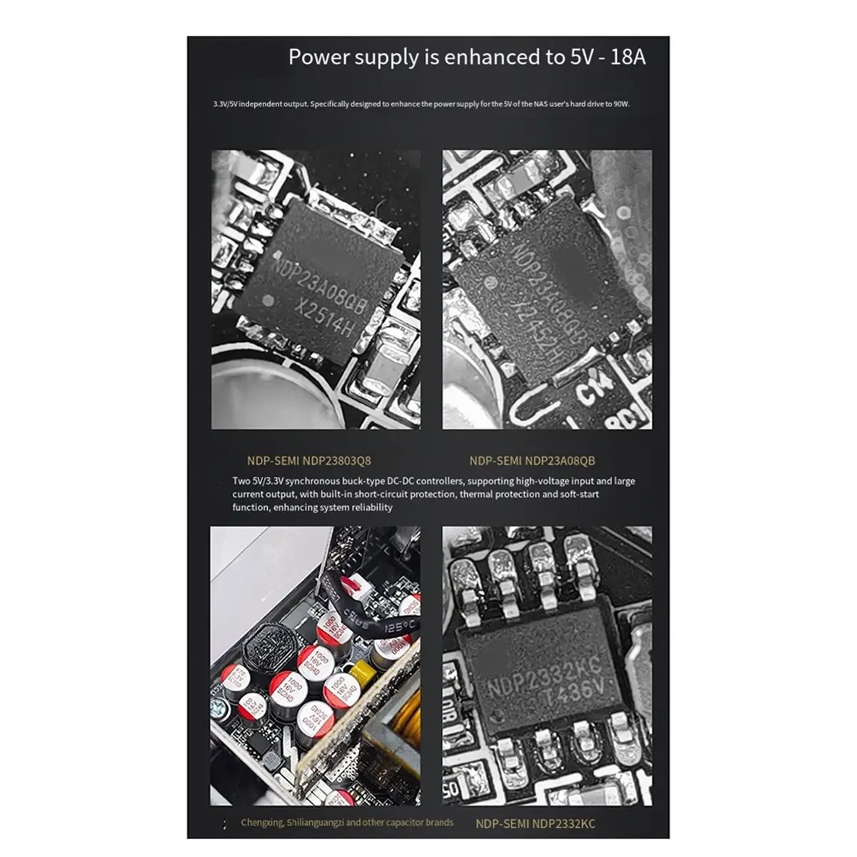 Flex Atx Power Supply 600W 1U - [AC18 Digital]/Flex Fuente de alimentación modular