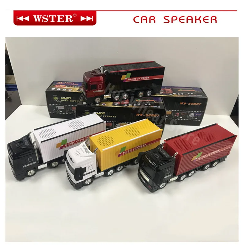 

WS-528BT Высококачественная стерео музыка Экспресс-грузовик Стерео беспроводной Bluetooth-динамик с TF USB FM Selfie Перезаряжаемая батарея