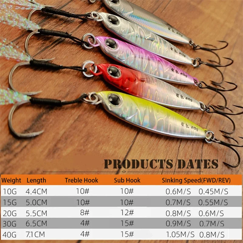 10 جرام 15 جرام 20 جرام 30 جرام 40 جرام تهزهز إغراء البحر باس الصيد الرقص ملعقة الطعم الصب الصيد غرق السحر عالية الجودة الليزر المياه المالحة الطعوم #3