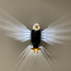 3D Wall Lamp Eagle Shape Projector Modern Creative Atmosphere Lamp Light 3D Print Body Animal Lighting Lustre Halloween Christma