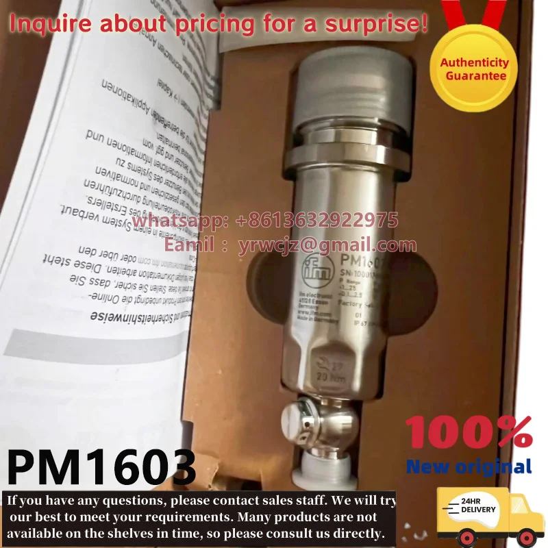 Brand new original IFM PM1603 hygienic flush-mount pressure sensor