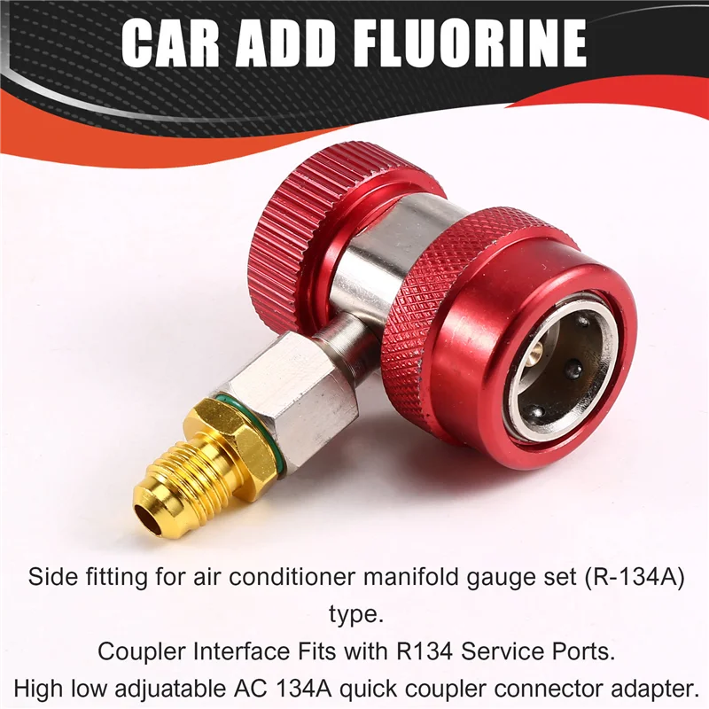 

A03Z-R134A Автомобильный кондиционер, конвертер фторида, быстроразъемный разъем, адаптер, регулируемые инструменты для ремонта автомобиля