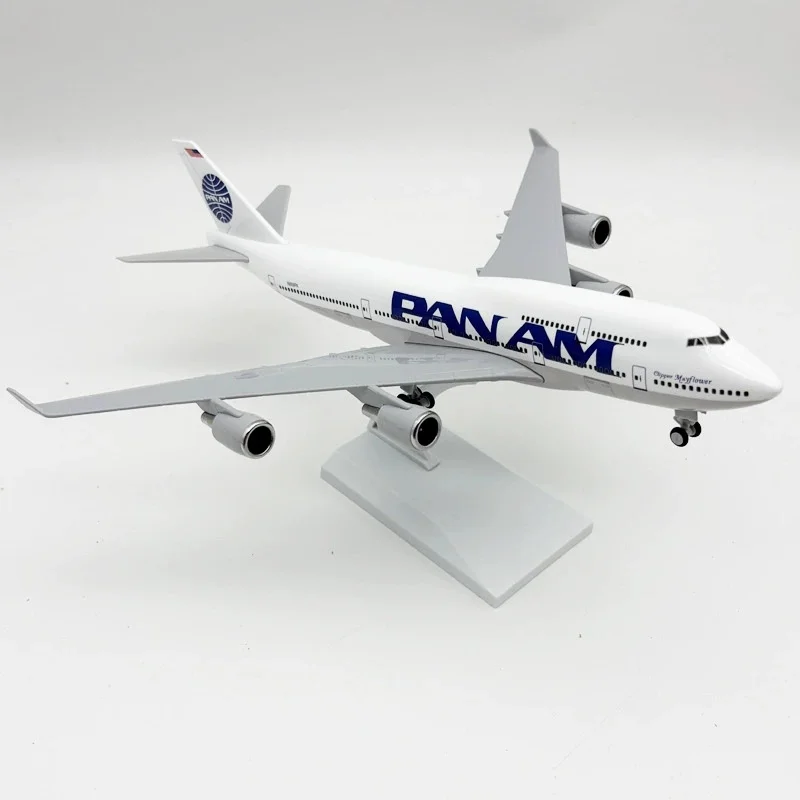 1/240 مقياس B747 عموم Am طيران نموذج طائرة عرض الطائرات دييكاست طائرة الراتنج الطائرة 30 سنتيمتر مع عجلات للزينة Gif