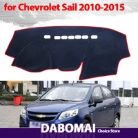 Para Chevrolet Sail 2010 2011 2012 2013 2014 2015 estera Anti-UV parasol Dashmat alfombra tablero cubierta almohadilla accesorios de coche