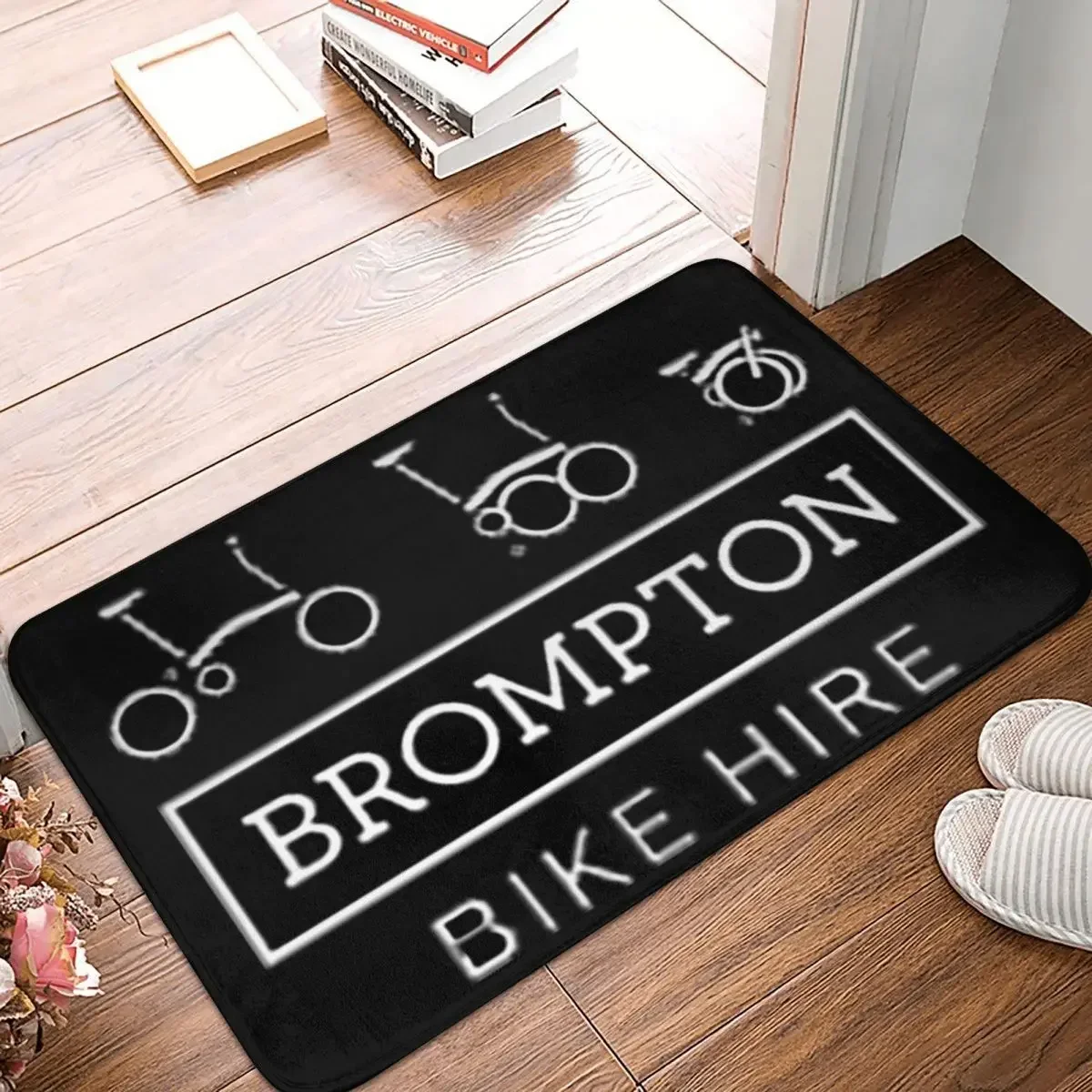 Brompton Bike Doormat Rug carpet Mat Footpad Polyester Non-slip Washable Front Room Corridor Kitchen Bedroom balcony toilet