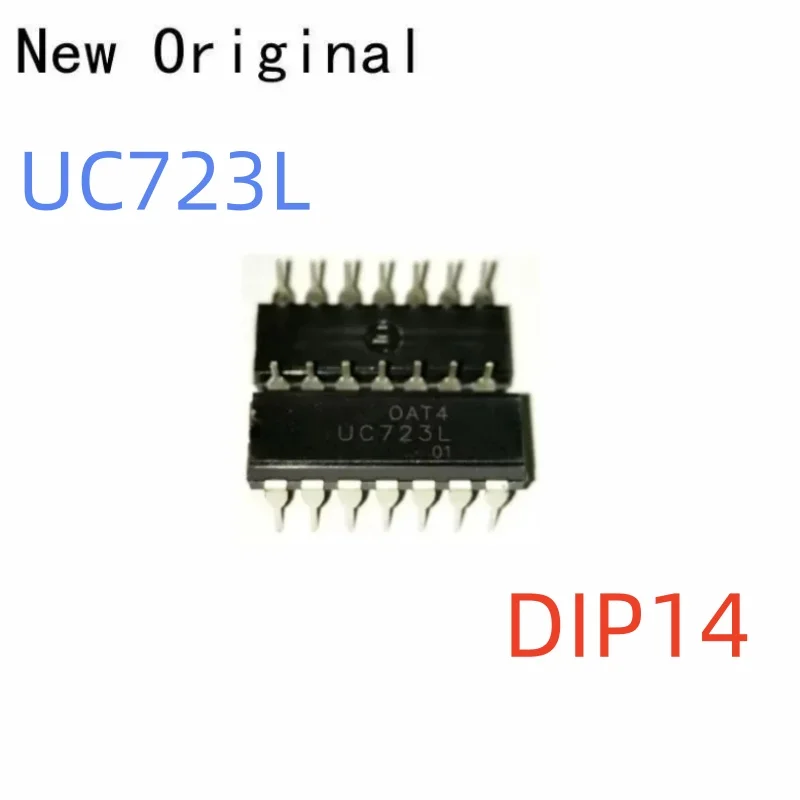 Uc723L Nowy i Oryginalny Regulator LDO z Regulacją Napięcia Dodatniego, Obudowa DIP14