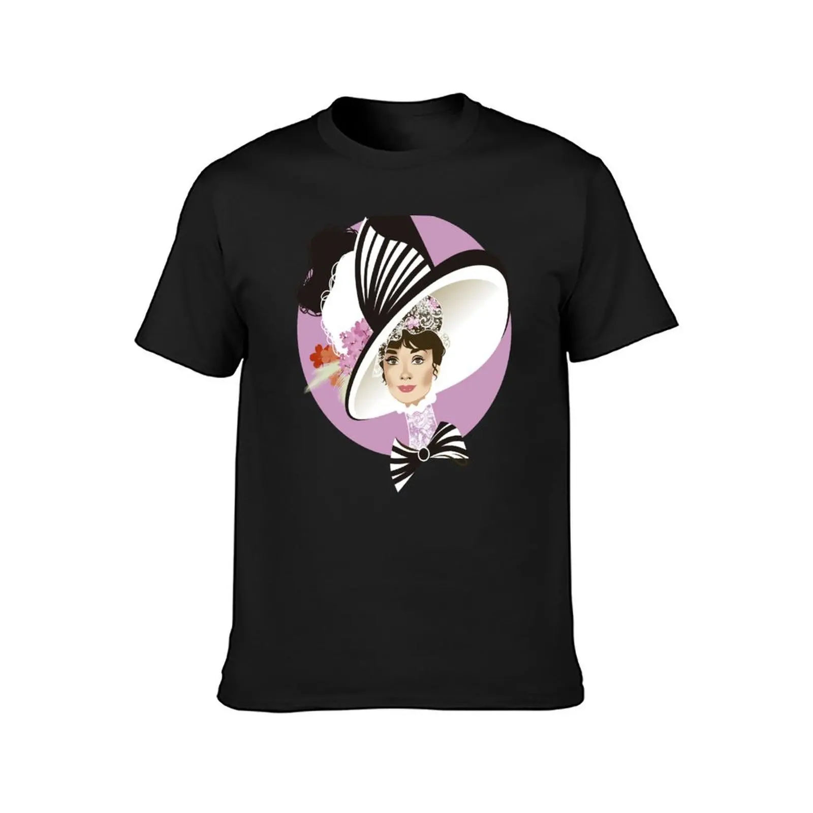 My Fair Lady T-Shirt heavyweights blanks Blouse anime clothes T-shirts for men cotton