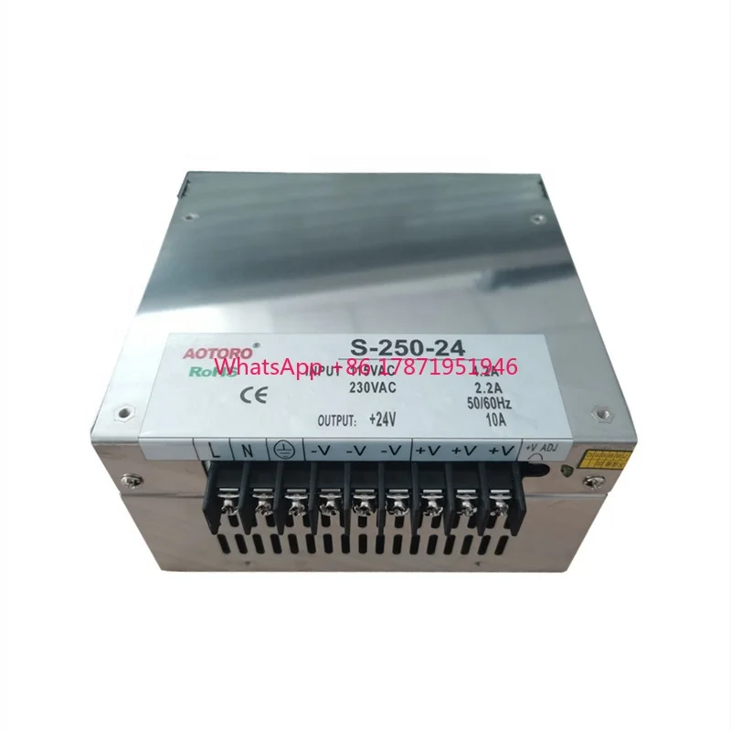 24V S-250-24 24v 10ah smps power supply circuit industrial load cell dc to dc power supplies