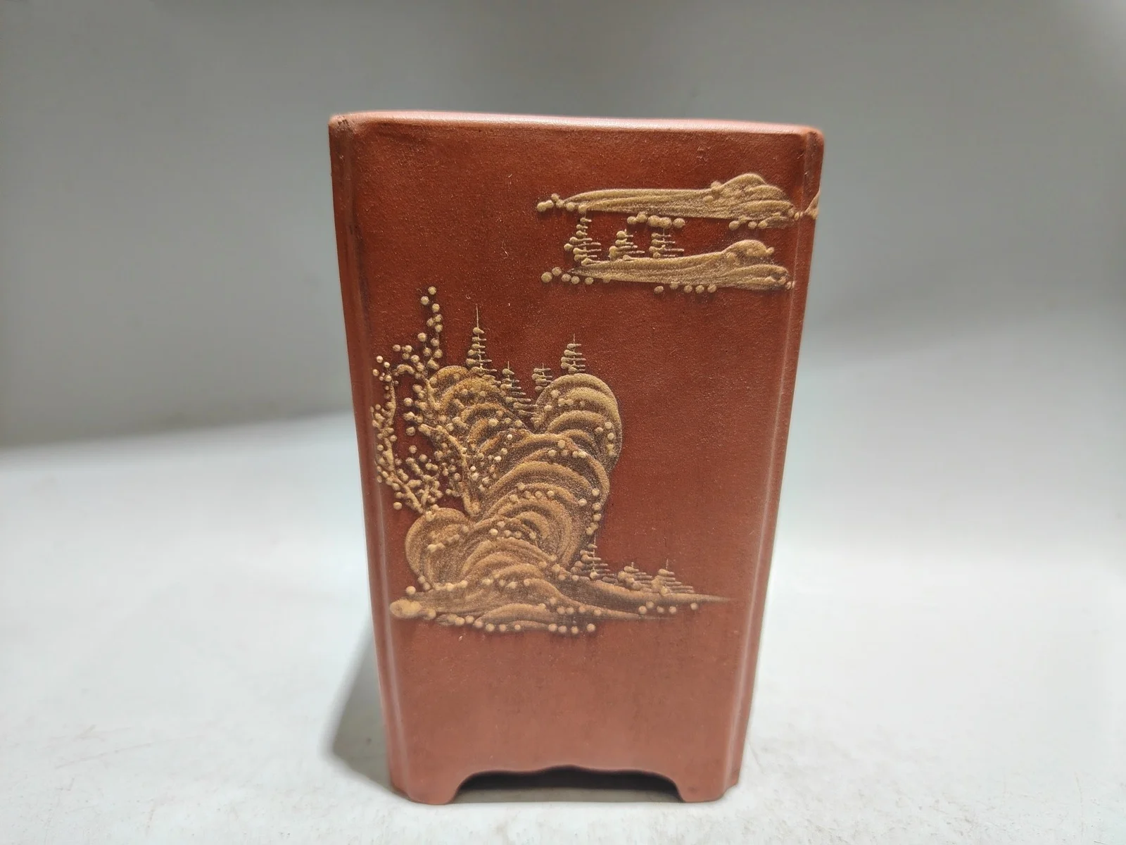 pot-de-fleur-en-argile-violette-yixing-52-pouces-exquis-en-chine-ancienne