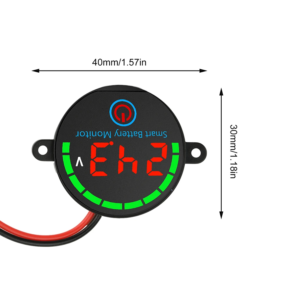 LED Battery Indicator Voltage Meter Power Charge Indicator Acid/Lithium Battery Charge Indicator Module Electrician Tool