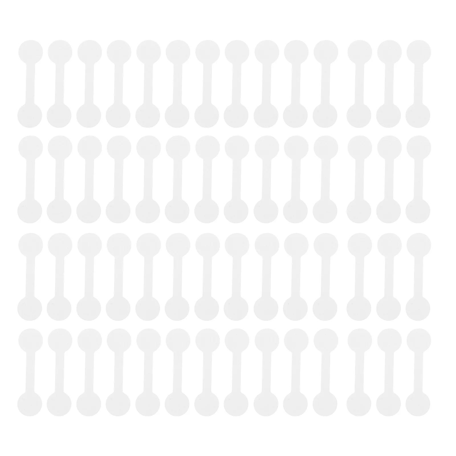 

100 шт., белые наклейки для ювелирных изделий, пустые самоклеящиеся круглые этикетки, бирки для цен, кольца, ожерелья, серьги, розничная упаковка для дисплея