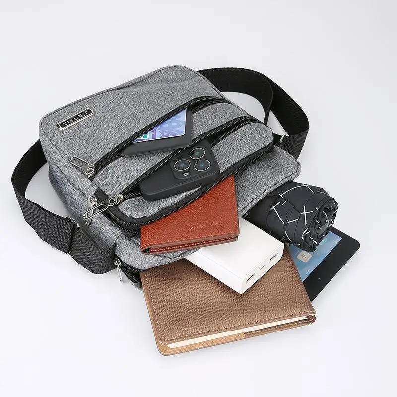 

Mens Small Bag Mini Shoulder Crossbody Bag Trendy Chest Bag for Travel Hiking and Leisure