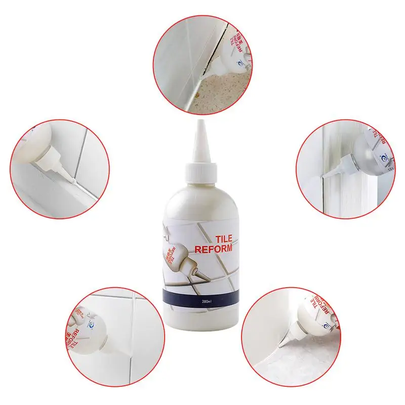 150ml Resin Epoxy Grout Beautiful Sealant Floor Tile Waterproof Mold proof Gap Filling Agent Wall Porcelain Tile Grout Repair