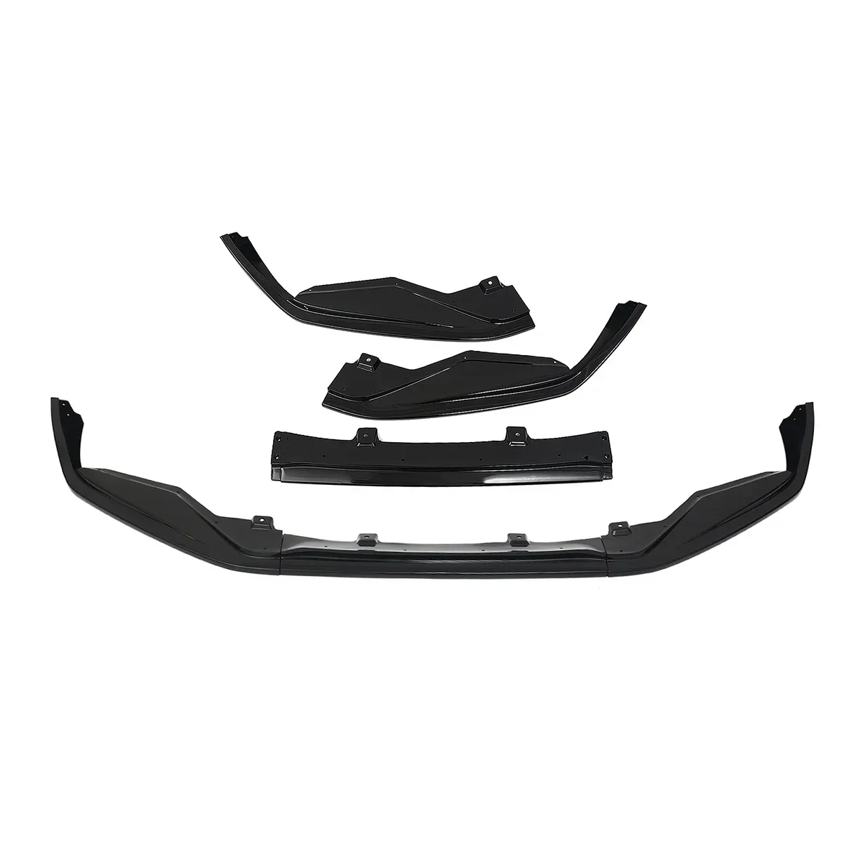 3PCS Car Front Bumper Splitter Lip Spoiler Diffuser Protector Cover Guard For Lexus GS350 450 F Sport 4Dr 2013-2015 Body Kit