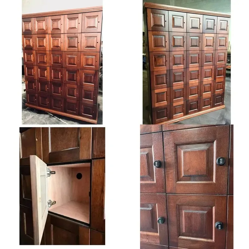 Lucky Mahogany Humidor Customizes Customer Logo for Cigar Shop