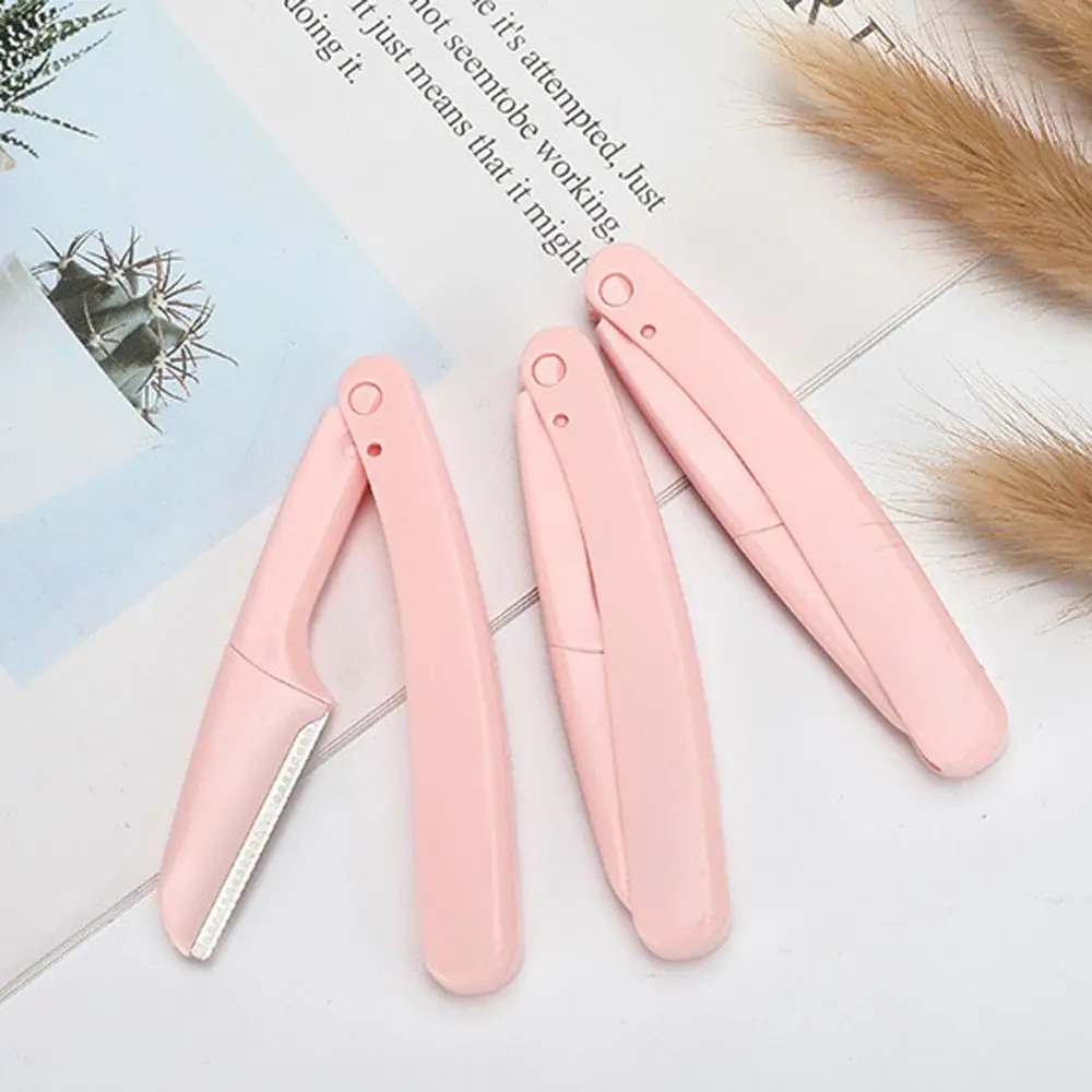 Makeup Accessories Stainless Steel Beauty Tool Eyebrow Shaving Blade Eye Brow Shaper Shaver Armpit Hair Razor Eyebrow Trimmer