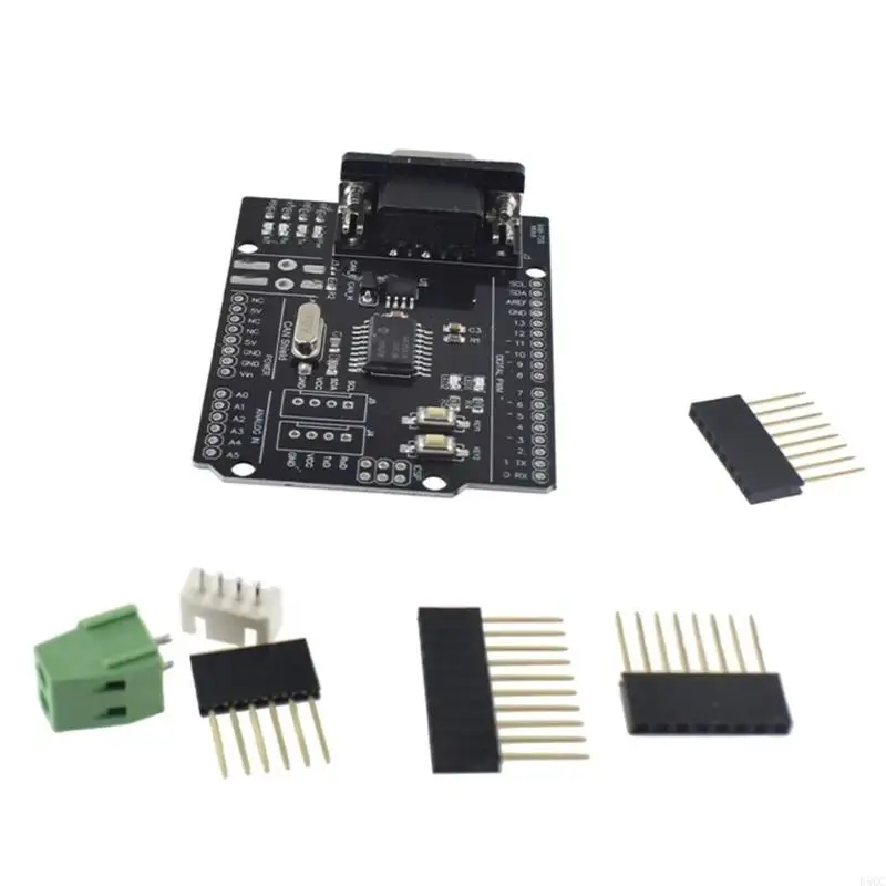 

MCP2515 CAN Bus Shield Board Module CAN Communication Board Expansion PCB for Automotive Applications D5QC