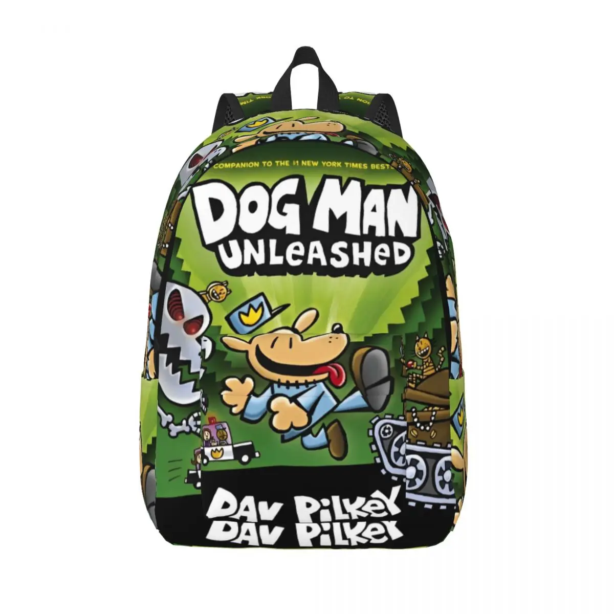 

Dogman Backpack for Men Women Teenage High School Work Daypack Dog Man Cute Cartoon Laptop Computer Shoulder Bag Gift