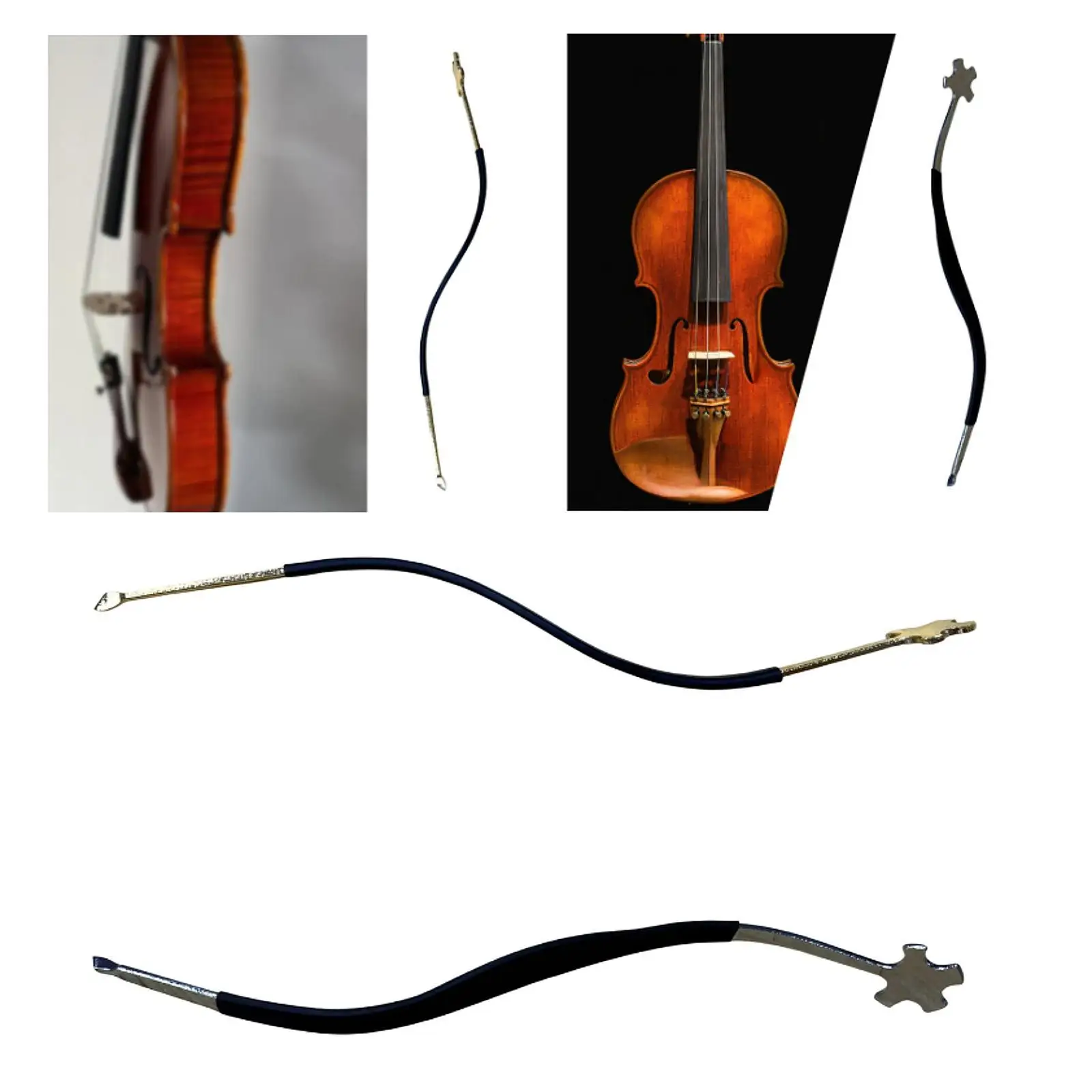 Metal Violin Sound Post Setter Efficient Maintenance Tool for Violin Professional String Instruments