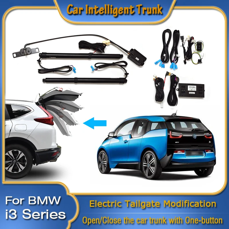 For BMW i3 2022~2024 Car Power Trunk Opening Smart Electric Suction Tailgate Intelligent Tail Gate Lift Strut Modification